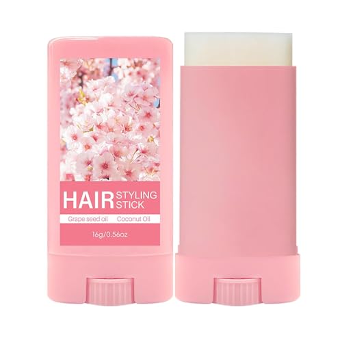Haarstyling-Stick mit Traubenkernöl und Kokosöl, Öl-Haarwachs-Stick, starker Halt, lang anhaltender Haarstyling-Wachs-Stick, Haarwachs-Stick für Frauen und Männer von IYARNOVA