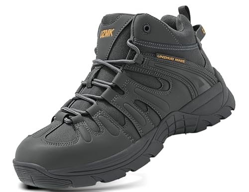 IYVW 1617 Outdoor Boots Schnürstiefel Securitystiefel Einsatzstiefel Verschiedene Wanderhalbschuhe Grau 41EU von IYVW