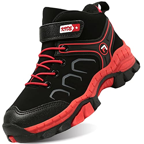 IYVW 888 Jungen Outdoor-& Trekkingschuh Schwarz Rot 34 EU von IYVW