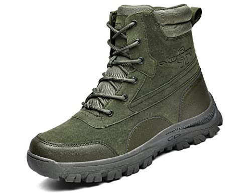 IYVW AS33 701 Wüste Armee Combat Patrol Tactical Militärische Sicherheit leicht Seude Leder Jungle Stiefel Grün 40EU von IYVW
