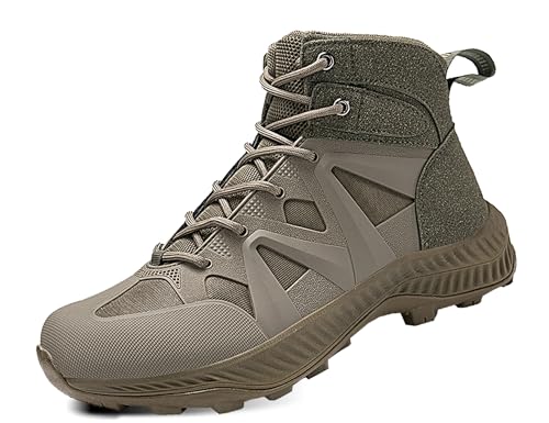 IYVW D36 Outdoor Boots Schnürstiefel Securitystiefel Einsatzstiefel Verschiedene Wanderhalbschuhe Grün 43EU von IYVW