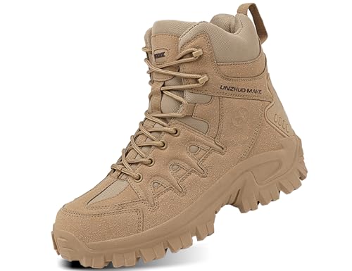 IYVW KKK 1201 Desert Camo Combat Boots Kampfstiefel Militär Bundeswehr Patrol Einsatzstiefel Wüstengelb 43EU von IYVW