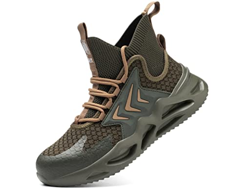 IYVW Safety 099 Sicherheitsschuhe Herren Damen Arbeitsschuhe S3 Leicht Atmungsaktiv rutschfest Stahlkappe Schutzschuhe Grün 43.5 EU IYVW Safety 099 Sicherheitsschuhe Herren Damen Arbeitsschuhe S3 Leicht Atmungsaktiv rutschfest Stahlkappe Schutzschuhe Grün 43.5 EU von IYVW