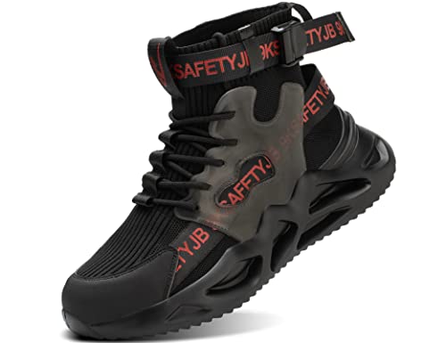 IYVW SAFETY 7719 Herren Sicherheitsschuhe, Arbeitsschuhe, Sicherheitsschnürstiefel Schwarz 40 EU von IYVW