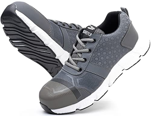 IYVW SAFETY 917 Damen Herren Sicherheitsschuhe S3 Arbeitsschuhe Sandalen Cool Atmungsaktiv Schutzschuhe mit Stahlkappe Grau 44.5 EU IYVW SAFETY 917 Damen Herren Sicherheitsschuhe S3 Arbeitsschuhe Sandalen Cool Atmungsaktiv Schutzschuhe mit Stahlkappe Grau 44.5 EU von IYVW