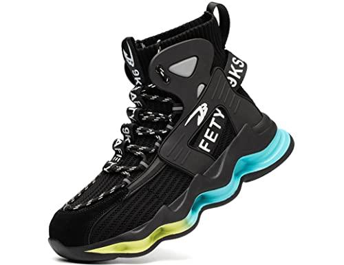 IYVW Safety 7911 Sicherheitsschuhe Herren Damen Leichte Arbeitsschuhe Luftkissen Dämpfung Arbeitstrainer Sportliche Atmungsaktive Schwarz 41 EU von IYVW