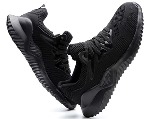 IYVW Safety 903 Sicherheitsschuhe Herren Damen Arbeitsschuhe Stahlkappen Leicht Stahlkappenschuhe Sportlich Unisex Schwarz 45 EU von IYVW