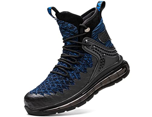 IYVW Safety F66 Urgent Arbeitsschuhe Sicherheitsschuhe Herrenschuhe Blau Schwarz 43.5 EU von IYVW