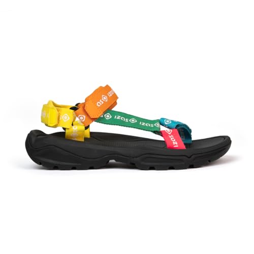 IZAS Nara Wandersandalen Und Bergschuhe Verstellbar Unisex Mit Dreifachverschluss Und Gepolsterte Fersenkappe. Flexible Und Leichte Eva-Sohle. Große Dämpfung Und Schnelltrocknend. von IZAS