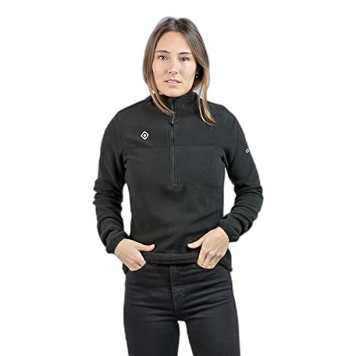 Izas Hemd Damen, Schwarz/Schwarz, 38 von IZAS