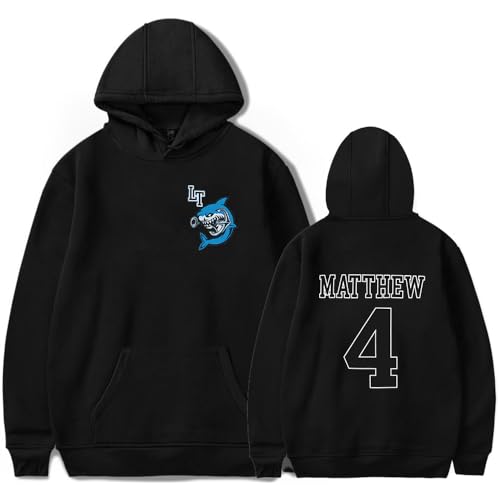 IZGVLELIHN Sturniolo Triplet Pullover Mattew Merch Herren Damen Coole Hip Hop Hoodie Unisex Casual Kapuzenpullover Trainingsanzug mit Kängurutasche, Schwarz , L von IZGVLELIHN