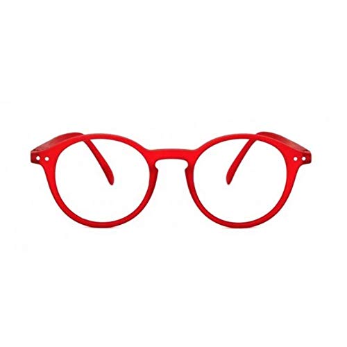 IZIPIZI Unisex Shape D Lesebrille, Red Crystal Soft, 2.5 von IZIPIZI