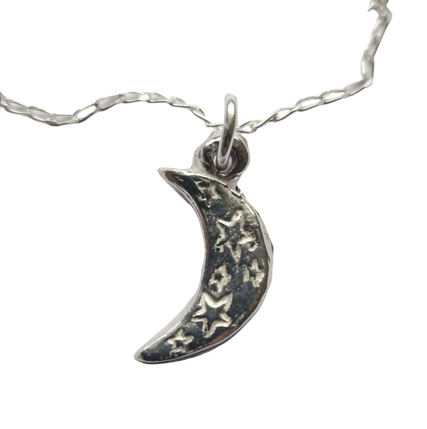 Süße Kleine Mond Halskette Aus Massivem Silber Süße Kleine Mond Halskette Aus Massivem Silber von IanBarrettJewellery