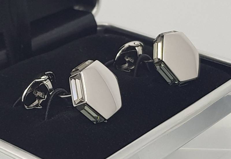 Handgemachte Manschettenknöpfe Aus Rauchquarz Trauzeuge Hochzeitsschmuck von IanFlahertyCufflinks