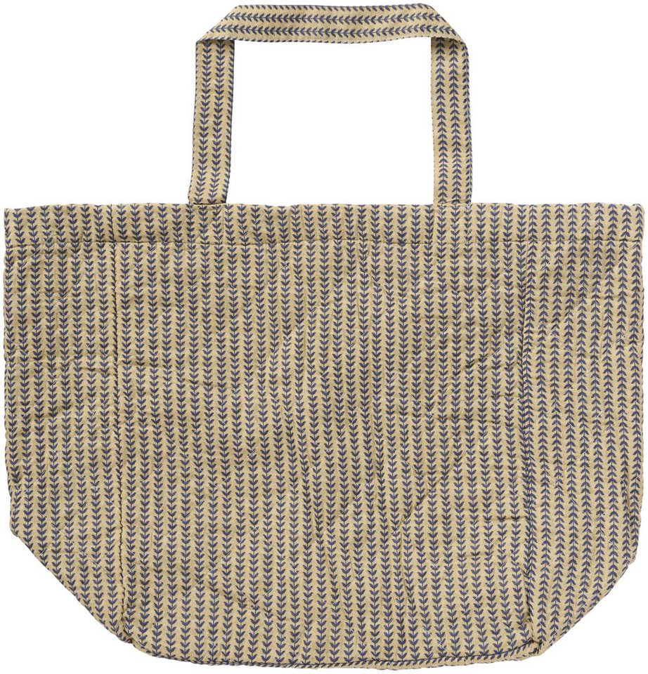 Ib Laursen Shopper Ib Laursen - Tasche Strandtasche Einkaufstasche Wattiert Muster Blau von Ib Laursen