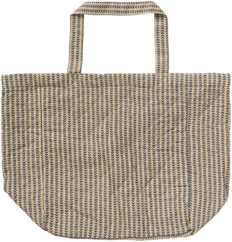 Ib Laursen Shopper Ib Laursen - Tasche Strandtasche Einkaufstasche Wattiert Muster Blau von Ib Laursen