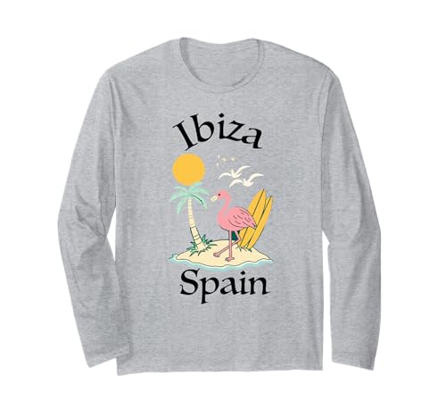 Ibiza Spanien Souvenir España Skyline Reise Männer Frauen Langarmshirt von Ibiza Spain Souvenir Skyline