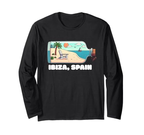 Ibiza Spanien Souvenir España Skyline Reise Männer Frauen Langarmshirt von Ibiza Spain Souvenir Skyline