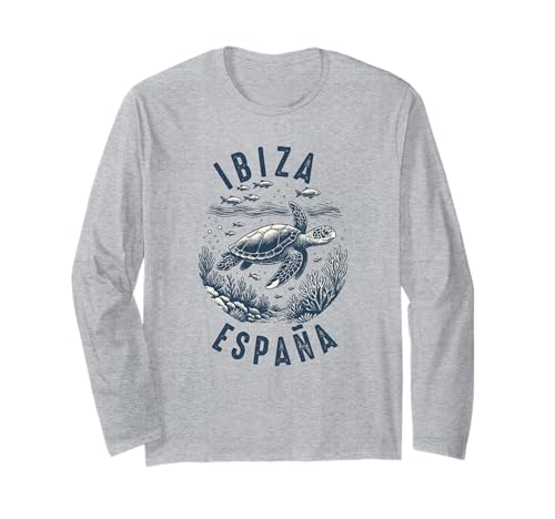 Ibiza Spanien Souvenir España Skyline Reise Männer Frauen Langarmshirt von Ibiza Spain Souvenir Skyline