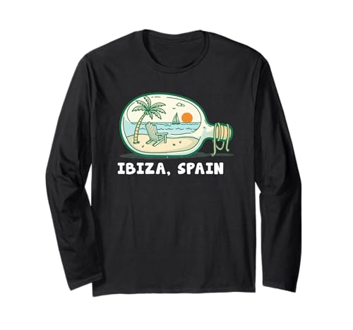 Ibiza Spanien Souvenir España Skyline Reise Männer Frauen Langarmshirt von Ibiza Spain Souvenir Skyline