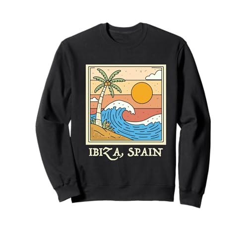 Ibiza Spanien Souvenir España Skyline Reise Männer Frauen Sweatshirt von Ibiza Spain Souvenir Skyline