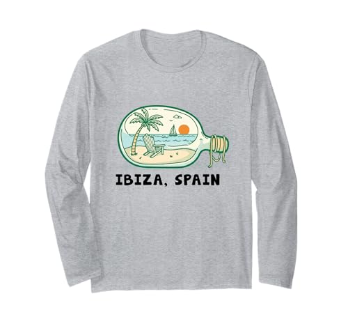 Souvenir aus Ibiza Spanien Skyline Männer Frauen España Urlaub Langarmshirt von Ibiza Spain Souvenir Skyline
