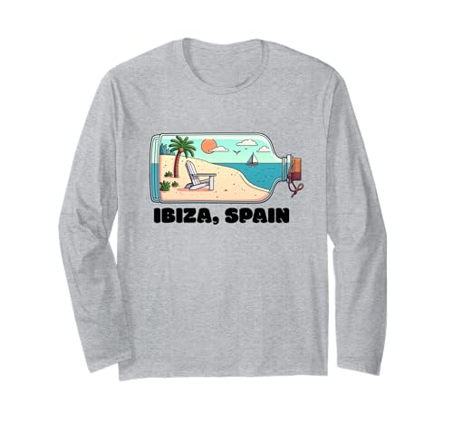 Souvenir aus Ibiza Spanien Skyline Männer Frauen España Urlaub Langarmshirt von Ibiza Spain Souvenir Skyline