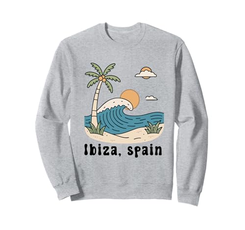 Souvenir aus Ibiza Spanien Skyline Männer Frauen España Urlaub Sweatshirt von Ibiza Spain Souvenir Skyline