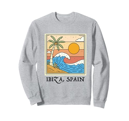 Souvenir aus Ibiza Spanien Skyline Männer Frauen España Urlaub Sweatshirt von Ibiza Spain Souvenir Skyline