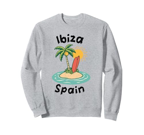 Souvenir aus Ibiza Spanien Skyline Männer Frauen España Urlaub Sweatshirt von Ibiza Spain Souvenir Skyline