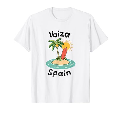 Souvenir aus Ibiza Spanien Skyline Männer Frauen España Urlaub T-Shirt von Ibiza Spain Souvenir Skyline