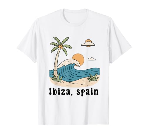 Souvenir aus Ibiza Spanien Skyline Männer Frauen España Urlaub T-Shirt von Ibiza Spain Souvenir Skyline