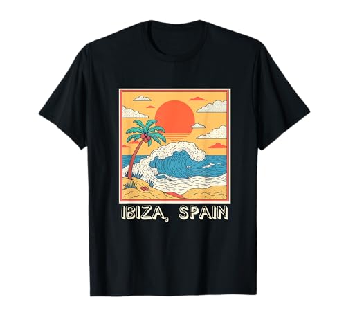 Souvenir aus Ibiza Spanien Skyline Männer Frauen España Urlaub T-Shirt von Ibiza Spain Souvenir Skyline