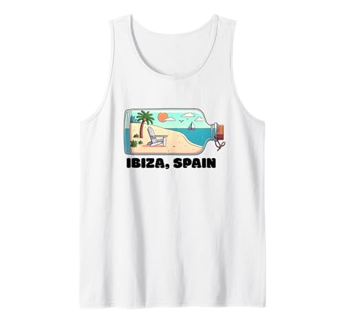 Souvenir aus Ibiza Spanien Skyline Männer Frauen España Urlaub Tank Top von Ibiza Spain Souvenir Skyline