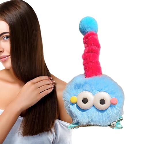Kleinkind-Haarspangen für Mädchen | Cartoon Plüschpuppe Haarnadel Entenschnabel Clip - Bequemer Kawaii-Haarschmuck, multifunktional für Weihnachten Ibuloule von Ibuloule