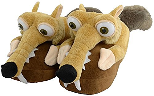 Ice Age 5 Kollision voraus! Scrat 3D Hausschuhe Lizenzprodukt (32-34) von Ice Age
