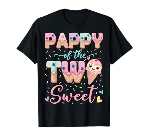 Pappy of The Two Sweet Ice Cream Lover 2. Geburtstag Mädchen T-Shirt Pappy of The Two Sweet Ice Cream Lover 2. Geburtstag Mädchen T-Shirt von Ice Cream 2Nd Birthday Family Matching
