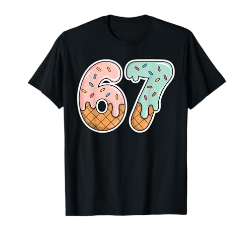 67 Eiscreme 67 Meme Funny Six Seven Gen Alpha Herren Damen 67 T-Shirt 67 Eiscreme 67 Meme Funny Six Seven Gen Alpha Herren Damen 67 T-Shirt von Ice Cream 67 Six Seven 67 Meme Gen Alpha 67 Shirt