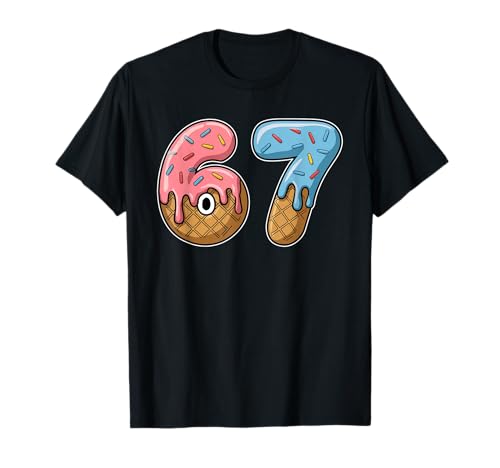 67 Eiscreme 67 Meme Funny Six Seven Gen Alpha Herren Damen 67 T-Shirt 67 Eiscreme 67 Meme Funny Six Seven Gen Alpha Herren Damen 67 T-Shirt von Ice Cream 67 Six Seven 67 Meme Gen Alpha 67 Shirt