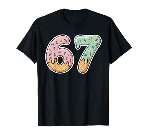 67 Eiscreme 67 Meme Funny Six Seven Gen Alpha Herren Damen 67 T-Shirt 67 Eiscreme 67 Meme Funny Six Seven Gen Alpha Herren Damen 67 T-Shirt von Ice Cream 67 Six Seven 67 Meme Gen Alpha 67 Shirt