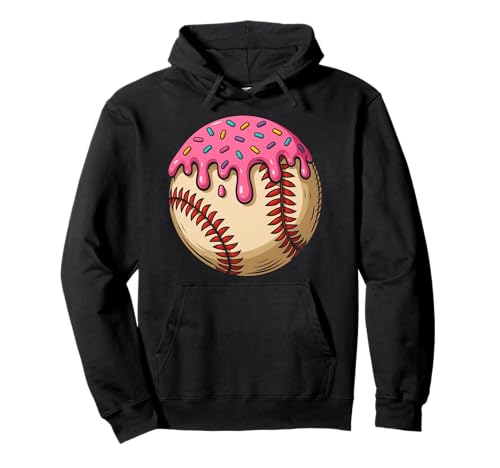 Baseball Ice Cream Drip Baseball Dripping Sport für Mädchen und Kinder Pullover Hoodie von Ice Cream Baseball Drip Graphics Boys Youth Men