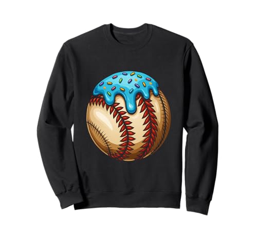 Baseball Ice Cream Drip Baseball Dripping Sport für Mädchen und Kinder Sweatshirt von Ice Cream Baseball Drip Graphics Boys Youth Men