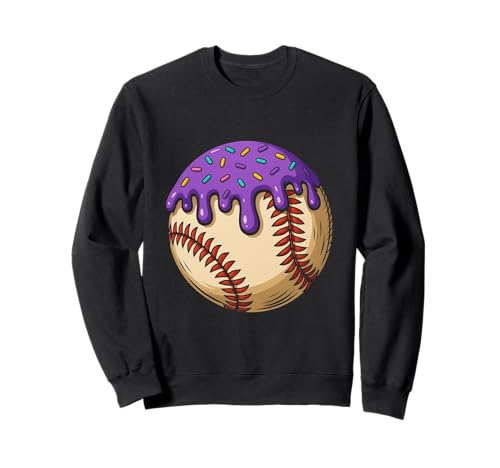 Baseball Ice Cream Drip Baseball Dripping Sport für Mädchen und Kinder Sweatshirt von Ice Cream Baseball Drip Graphics Boys Youth Men