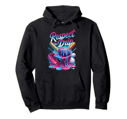 Baseball Drip Jungs Ice Cream Drip Jugend Respect The Drip Pullover Hoodie Baseball Drip Jungs Ice Cream Drip Jugend Respect The Drip Pullover Hoodie von Ice Cream Baseball Drip Graphics Gifts