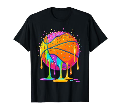 Basketball Eiscreme Drip für Mädchen Jungen Jugend Basketball T-Shirt von Ice Cream Basketball Graphic Tees Gifts