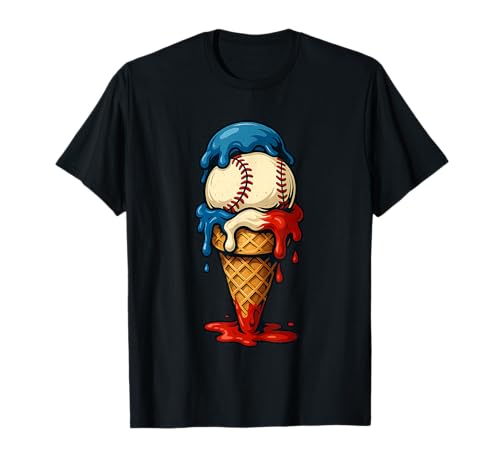 4. Juli Rot Weiß und Blau Baseball Ice Cream Drip Boys T-Shirt 4. Juli Rot Weiß und Blau Baseball Ice Cream Drip Boys T-Shirt von Ice Cream Drip Baseball Bat Fans Design Apparel