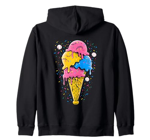 Baseball-Eiscreme-Tropfkegel, lustig, Jugendliche, Jungen, Sportliebhaber Kapuzenjacke Baseball-Eiscreme-Tropfkegel, lustig, Jugendliche, Jungen, Sportliebhaber Kapuzenjacke von Ice Cream Drip Baseball Fan Graphics Art Apparel