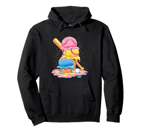 Baseball-Eiscreme-Tropfkegel, lustig, Jugendliche, Jungen, Sportliebhaber Pullover Hoodie Baseball-Eiscreme-Tropfkegel, lustig, Jugendliche, Jungen, Sportliebhaber Pullover Hoodie von Ice Cream Drip Baseball Fan Graphics Art Apparel