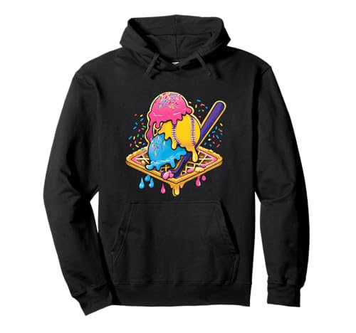 Baseball-Eiscreme-Tropfkegel, lustig, Jugendliche, Jungen, Sportliebhaber Pullover Hoodie Baseball-Eiscreme-Tropfkegel, lustig, Jugendliche, Jungen, Sportliebhaber Pullover Hoodie von Ice Cream Drip Baseball Fan Graphics Art Apparel