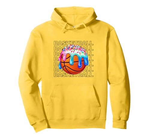 Basketball Jungen Mädchen Streusel Basketball EIS Tropfen Pullover Hoodie Basketball Jungen Mädchen Streusel Basketball EIS Tropfen Pullover Hoodie von Ice Cream Drip Basketball Stuff Boys Girls